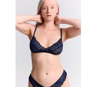 erlich textil Fluid Lace Bügelloser BH für Frauen aus Polyamid (recycelt) in mitternachtblau 34