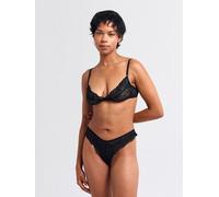 erlich textil Fluid Lace Bügelloser BH Schwarz 34