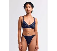 erlich textil Fluid Lace String für Frauen aus Polyamid (recycelt) in mitternachtblau 40
