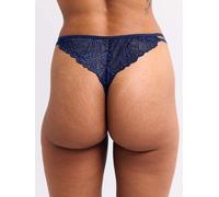 erlich textil Fluid Lace String für Frauen aus Polyamid (recycelt) in mitternachtblau 44