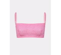 erlich textil Iconic Lace Bandeau Bralette für Frauen aus Polyamid (teilw. abbaubar) in bubblegum 42