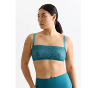 erlich textil Iconic Lace Bandeau Bralette für Frauen aus Polyamid in tiefseeblau 36