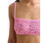 erlich textil Iconic Lace bügelloses Bandeau Bralette mit Spitze aus abbaubarem Polyamid, made in Europe bubblegum 34