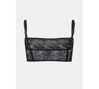 erlich textil Iconic Lace Bandeau Bralette für Frauen aus Polyamid (teilw. abbaubar) in schatten schwarz 40