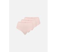 erlich textil Light Touch High Waist Brazil String im 3er Pack für Frauen aus Modal in magnolie S