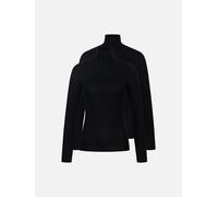 erlich textil Light Touch Rollkragen Langarmshirt im 2er Pack für Frauen aus TENCEL™ Lyocell in schwarz 42