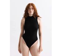 erlich textil Light Touch Stehkragen Body für Frauen aus Lyocell in schwarz 40