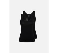erlich textil Light Touch Tanktop im 2er Pack für Frauen aus TENCEL™ Lyocell in schwarz 38