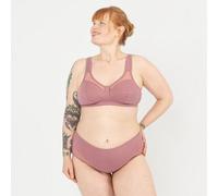 erlich textil Maria Slip aus Bio-Baumwolle, made in Europe MAUVE 36