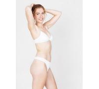 erlich textil Merle bügelloses Bustier mit Spitzenbund aus weichem Modal, made in Europe ecru 34