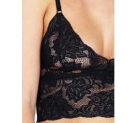 erlich textil Ophelia bügelloses Bustier mit Spitze aus Q-Nova, made in Europe schwarz 46