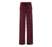 Ermanno Scervino - Relaxed Tailoring Check Satin-Hose - - Trousers - Damen - Mehrfarbig - XS