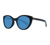 Ermenegildo Zegna Schwarze Harz-Sonnenbrille Einheitsgröße