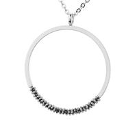 Ernstes Design Anhänger AN1007 mit Hämatit Edelstahl