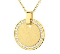 Ernstes Design Anhänger evia AN1068 Edelstahl vergoldet mit Zirkonia