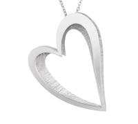 Ernstes Design Anhänger Herz AN881 54 x 44 mm Edelstahl