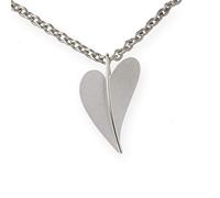 Ernstes Design Anhänger Herz mini Edelstahl eismatt, AN276