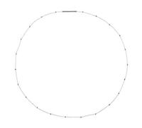 Ernstes Design Ankerkette AK36 Edelstahl Länge 38-60 cm Collier Halskette