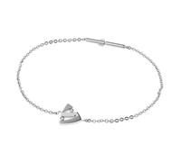 Ernstes Design Armband evia mit Kordelkette aus Edelstahl mit Zirkonia A683