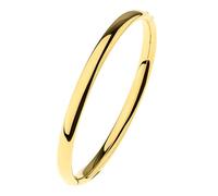 Ernstes Design Armreif aus Edelstahl vergoldet A648 Breite 6 mm