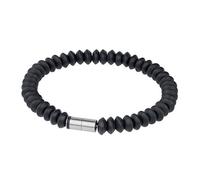 Ernstes Design Armreif Edelstahl A531 mit Onyx Linsen 8 mm Armband edvita petit