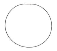 Ernstes Design Collier Halskette K850 Edelstahl Hämatit