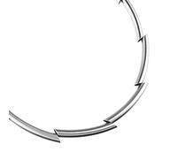 Ernstes Design Collier Kette K81 Edelstahl Halskette NEU 50cm