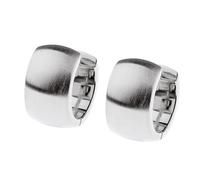 Ernstes Design Creolen evia Ohrringe E644 mattiert 12 mm Edelstahl