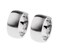 Ernstes Design Creolen evia Ohrringe E664 mattiert 16 mm Edelstahl