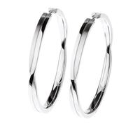 Ernstes Design Creolen evia Ohrringe E715 Edelstahl 40 mm