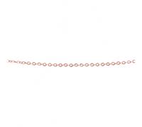 Ernstes Design Damen Halskette Spiegelankerkette 42cm Rosegold AK18.42