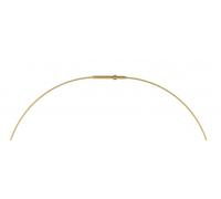 Ernstes Design Damen Halsreif 1-Fach Drahtseil 45cm Gold DS1C-GG-45