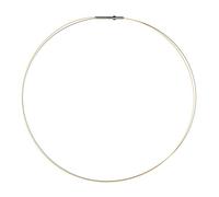 Ernstes Design Drahtseil Kette DS2C.Bi 2-fach Clic-Verschluss Halskette vergoldet