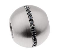 Ernstes Design Edvita Anhänger AN233 BL Kugel Zirkonia Edelstahl Wechselanhänger