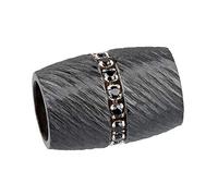 Ernstes Design Edvita Anhänger AN446 BL Zirkonia Edelstahl Schwarz Wechselhülse