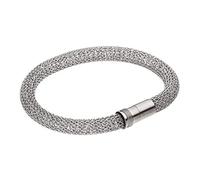 Ernstes Design Edvita Armreif A73 Edelstahl Strickarmband 7 mm Armband 19 21cm