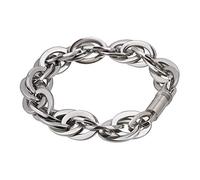 Ernstes Design Edvita Armreif A78 Edelstahl für Wechselanhänger Armband 19-21cm