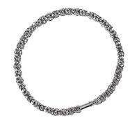 Ernstes Design Edvita Königskette K105 9 mm Edelstahl Verschlusshülse Halskette