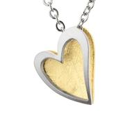 Ernstes Design Evia Anhänger AN935 Herz Edelstahl vergoldet