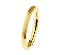 Ernstes Design Evia Ring R540 Edelstahl gelb vergoldet Vorsteckring
