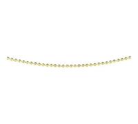 Ernstes Design Kugelkette AK26 Edelstahl vergoldet Länge 38-50 cm Collier Halskette