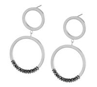 Ernstes Design Ohrhänger Ohrringe E683 Edelstahl Hämatit Hänger