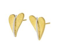 Ernstes Design Paar Ohrstecker »Ohrstecker Edelstahl«, Made in Germany, gelbgold