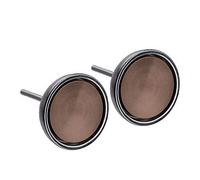 Ernstes Design Ohrringe E282 Edelstahl Stecker mattiert Altbronze Ohrstecker