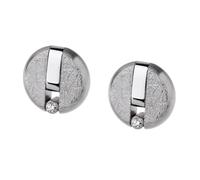 Ernstes Design Ohrringe Ohrstecker vergoldet E759 mit Brillant 0.04 ct. Edelstahl
