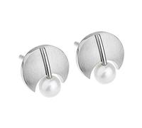 Ernstes Design Ohrringe Perle E250 rund Edelstahl Stecker Ohrstecker Zuchtperle