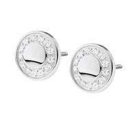 Ernstes design Ohrstecker Edelstahl Zirkonia Zirkonia E449.WH