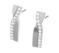 Ernstes Design Ohrstecker evia Ohrringe E709 Edelstahl Stecker Zirkonia
