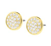 Ernstes Design Ohrstecker für Damen Edelstahl vergoldet Ø 0,9 cm E453.WH