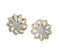 Ernstes Design Ohrstecker Stecker Ohrringe E748 Edelstahl vergoldet